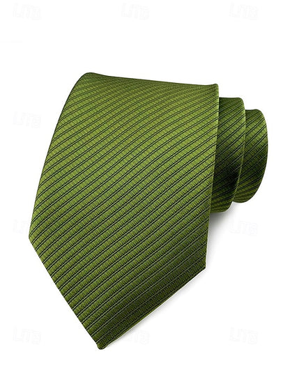 satin Men's tie striped