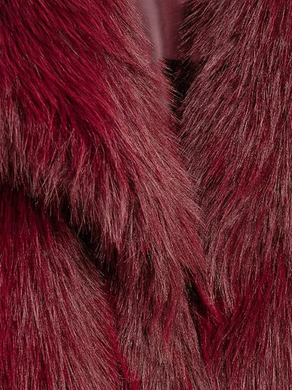 Furs Coat Women's Warm Comfortable Fur Faux Leathers