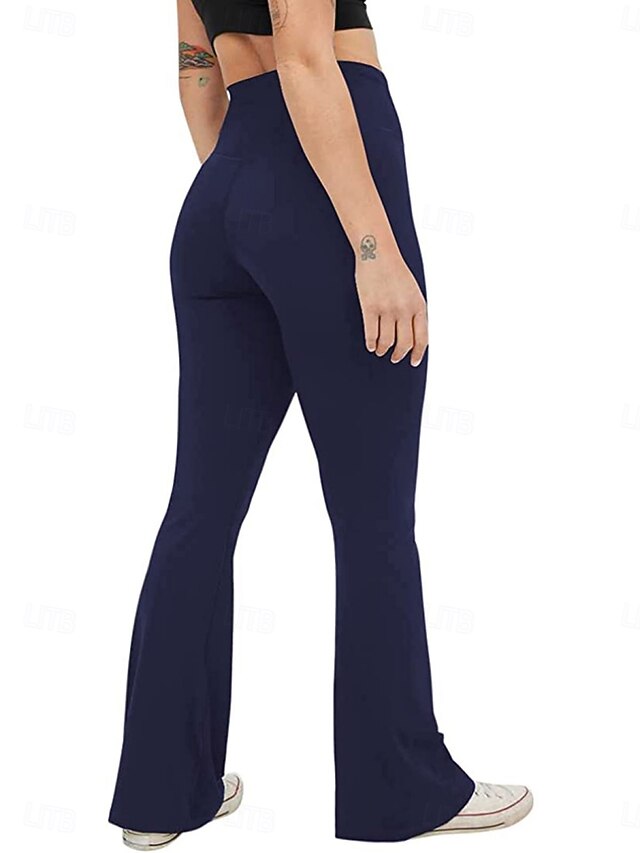 Women's Trousers Flare Leggings Fashion Streetwear Basic