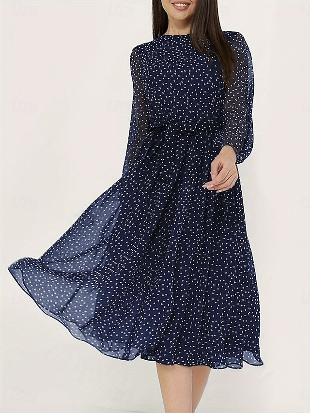 Women's Midi Dress A Line Dress Casual Daily Regular Fit