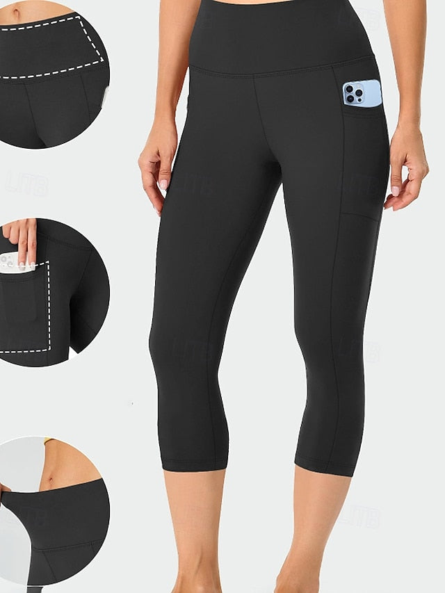 Women's Capri Pants Slacks Leggings Cozy Leggings