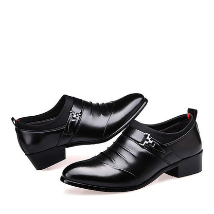 Loafers – Elegant White Slip-On Faux Men's Fashion