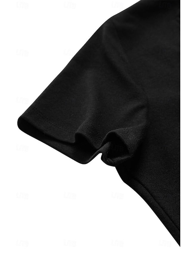 Women's Scalloped Neckline T-shirt Short Sleeve Solid Color