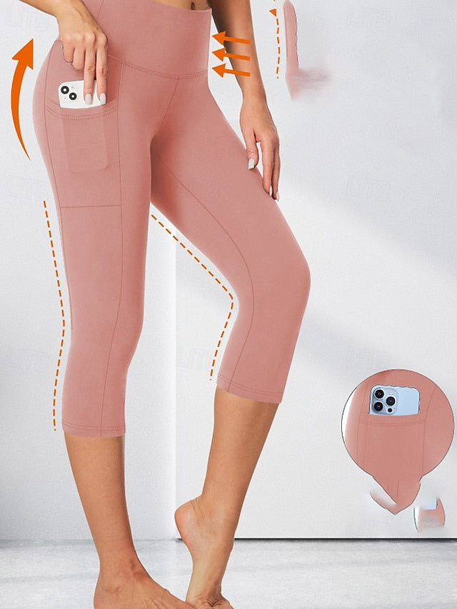 Women's Capri Pants Slacks Leggings Cozy Leggings