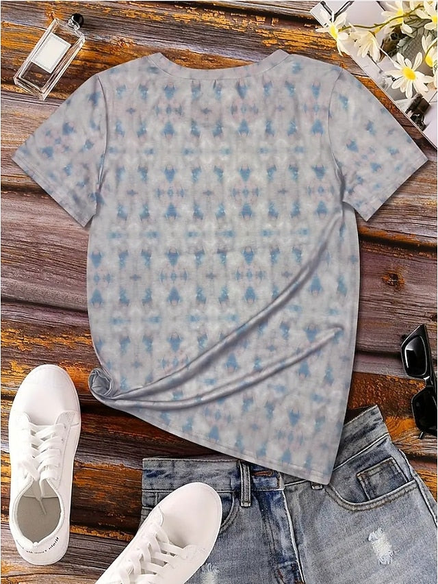Women's T Shirt Skulls Floral Graphic Vintage Stylish