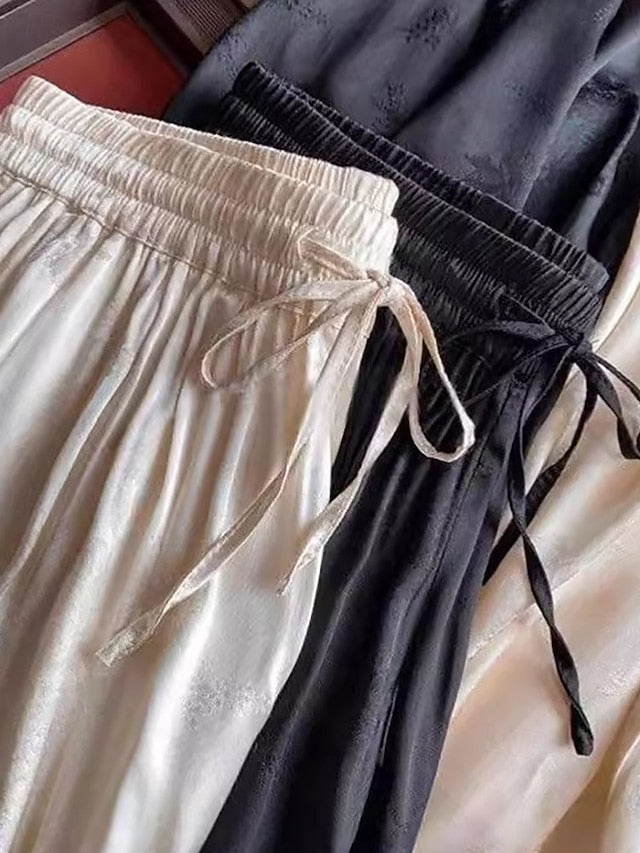 Women's Culottes Wide Leg Chinos Vacation Streetwear Casual