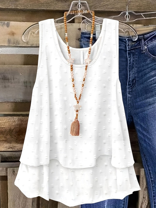 Women's Camisole Tank Top Patchwork Solid Color Daily