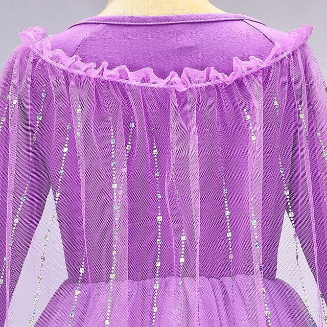 Fairytale Girl Frozen Theme Flower Party Anna Princess Dress