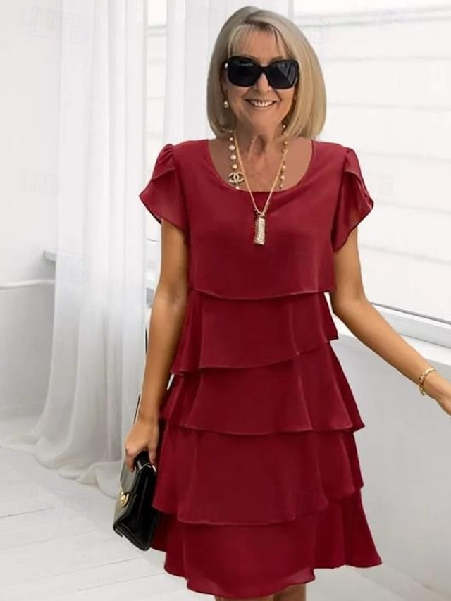 Women's Mini Dress Cocktail Dress Wedding Guest Dress