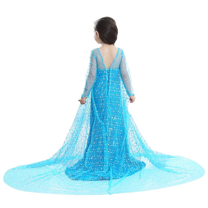 Princess Elsa Movie Dress Girls' Flower Frozen Girl