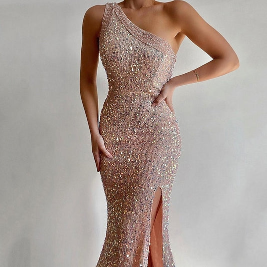 Mermaid / Trumpet Floor Length Prom Dresses Elegant Party