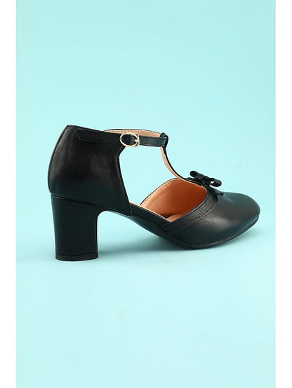 Roaring Vintage Heels Shoes T-strap 20s Retro heels Chunky 1950s