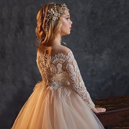 Girls' Dress Party Princess Wedding Flower Girl
