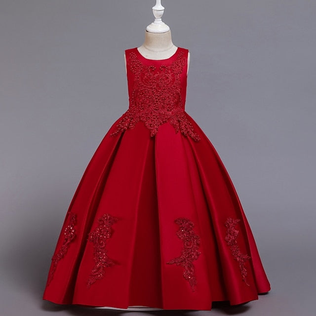 Party Girls' Wedding Girl Dress Flower