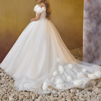 Dress Girls' Girl Communion First Formal Flower