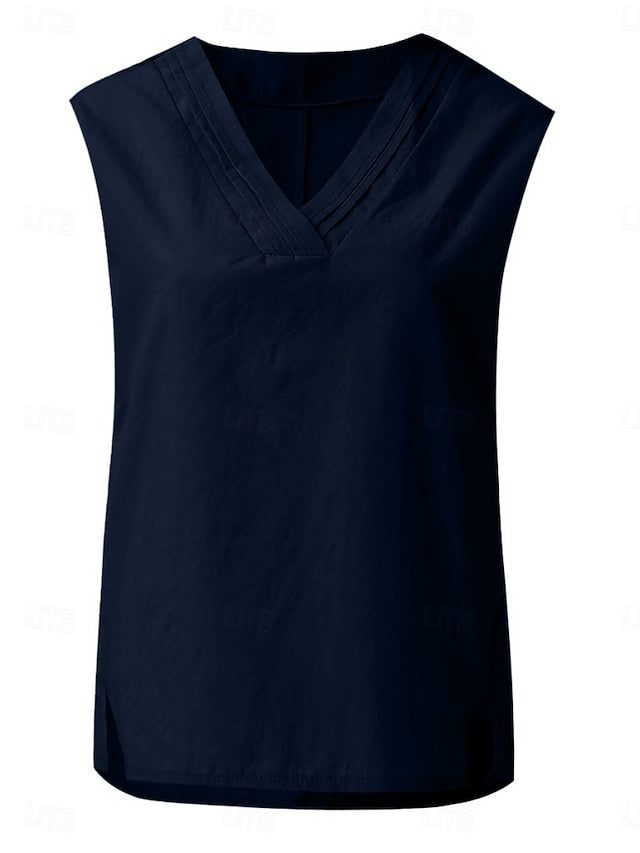 Women's Camisole Tank Top Solid Color Daily Casual