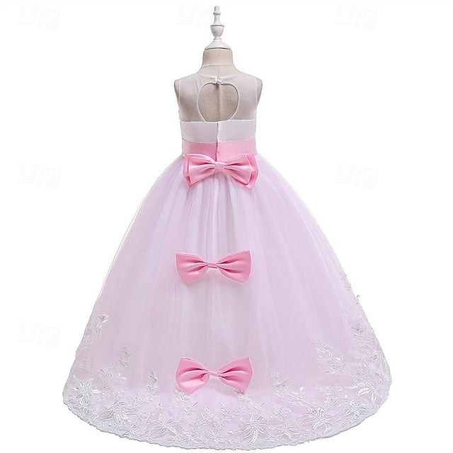 Princess Kid's Girl Girls' Flower Dress