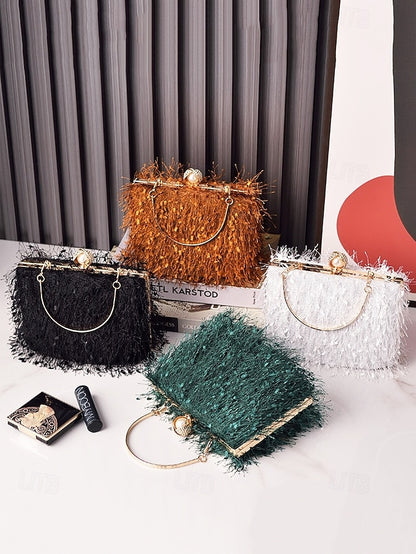 Green Handbag Elegant Women's – Party Red Christmas