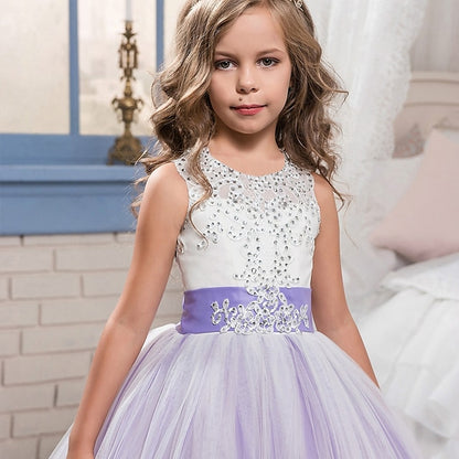 Girl Girls' Formal Lace Flower Dress