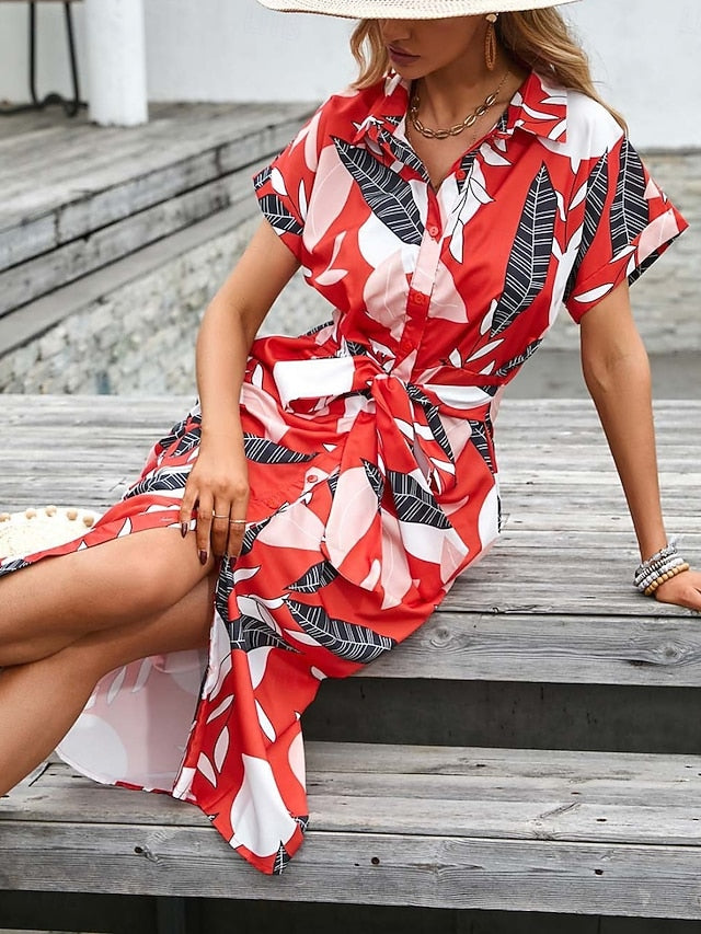 Women's Midi Dress Casual Dress A Line Dress Stylish Casual