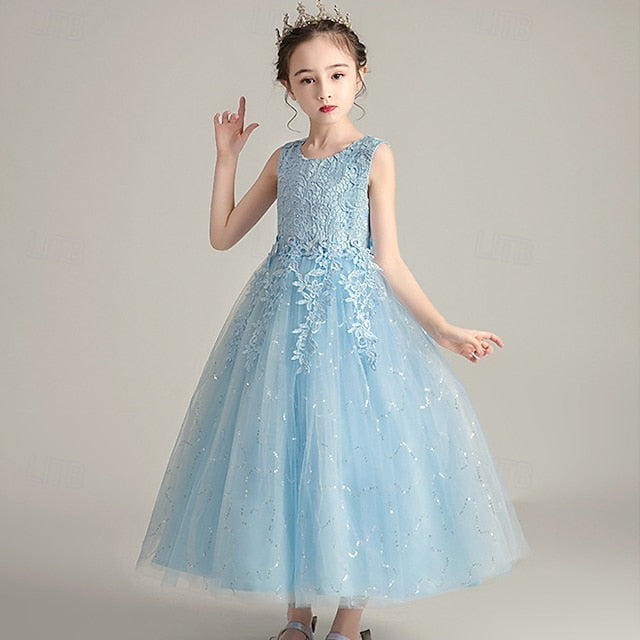 Dress Princess Flower Girl Girls' Kid's