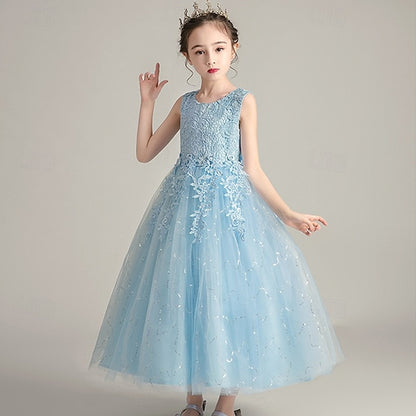 Dress Princess Flower Girl Girls' Kid's