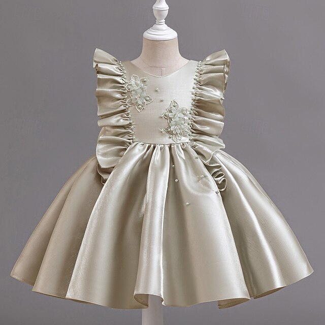 Toddler Dress Sleeveless Party Wedding Girls' Floral