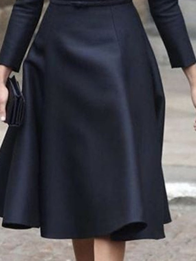 Neck Tea Mother A-Line Dress Elegant Jewel the of Bride Simple