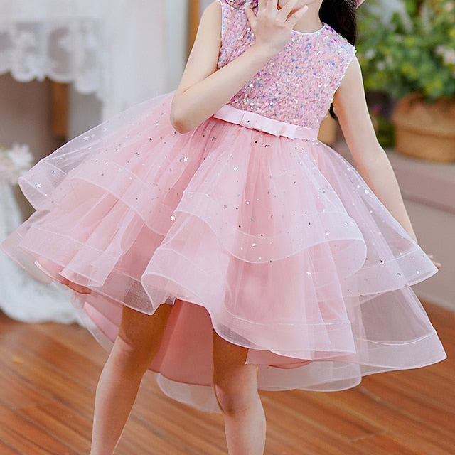 Dress Girls' Princess Flower Party Girl