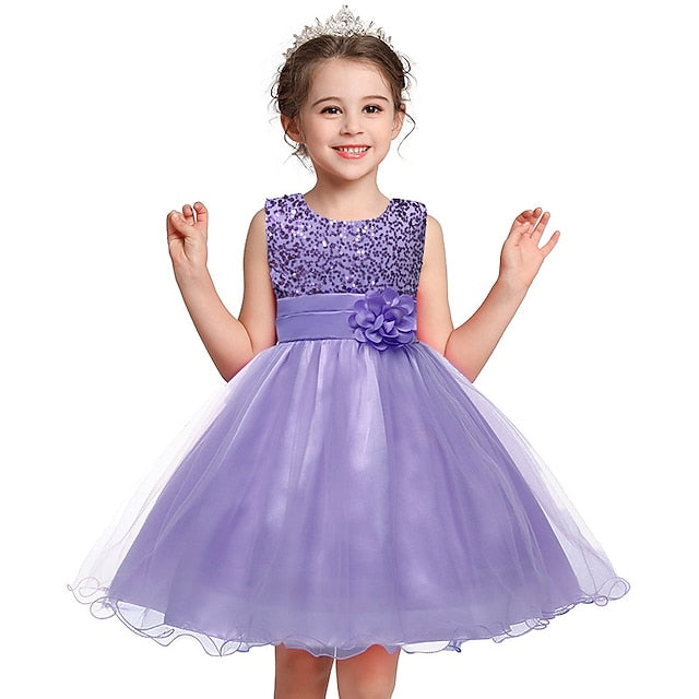 Girl Dress Flower Party Wedding Girls'