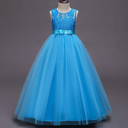 Dress Girls' Gown Girl Flower Party Evening