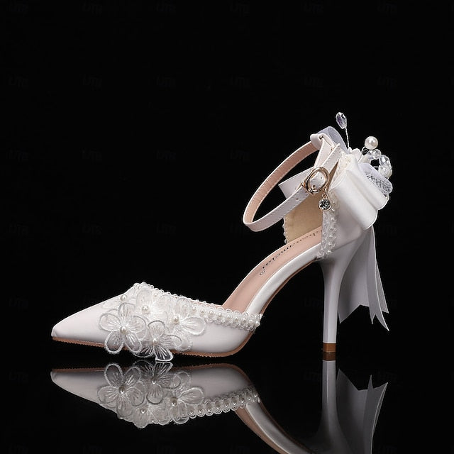 Wedding Party Women's White Shoes