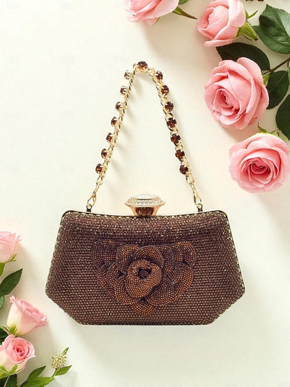 Slingback Glitter Evening Matching Heels and Clutch Women's