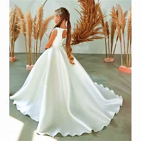 Dress Girls' First Girl Communion Flower Party