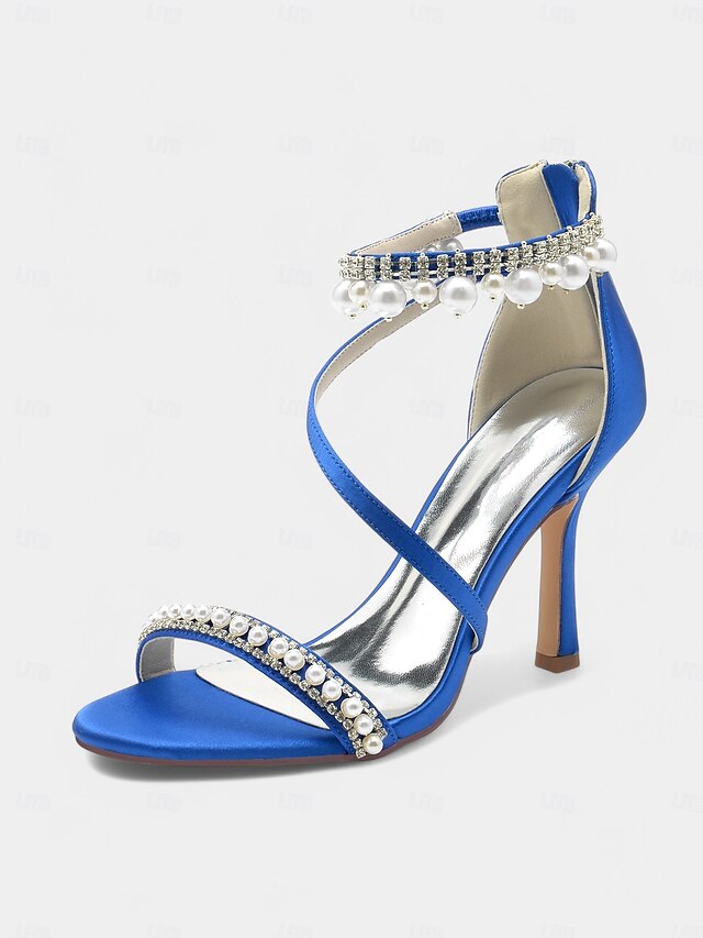 Chic Pink Party Strap Satin – Heels Ankle Pointed-Toe