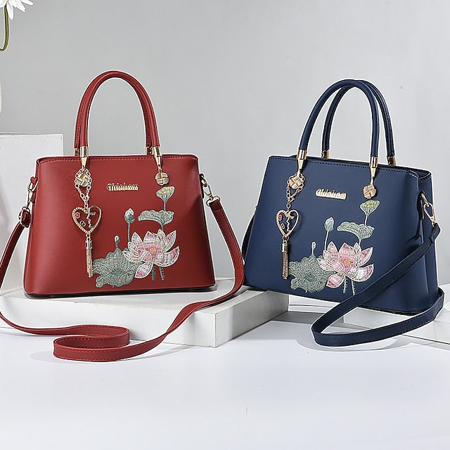 Bag PU Crossbody Handbag Women's Shoulder Boston