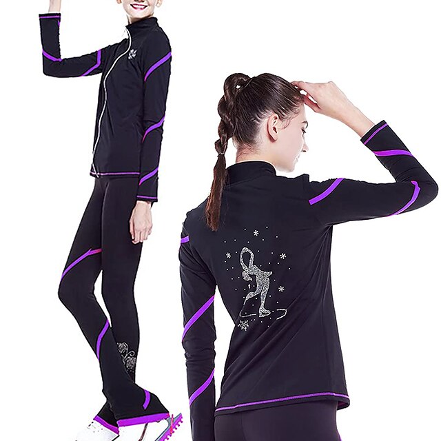 Figure Skating Jacket with Pants Women's Girls' Ice