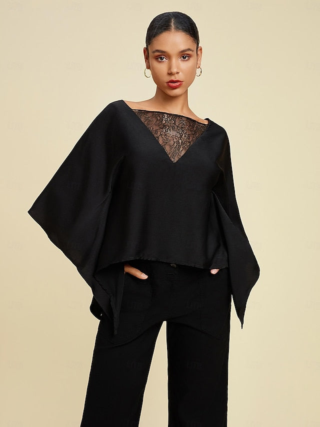 Women's Summer Tops Solid / Plain Color Casual Daily
