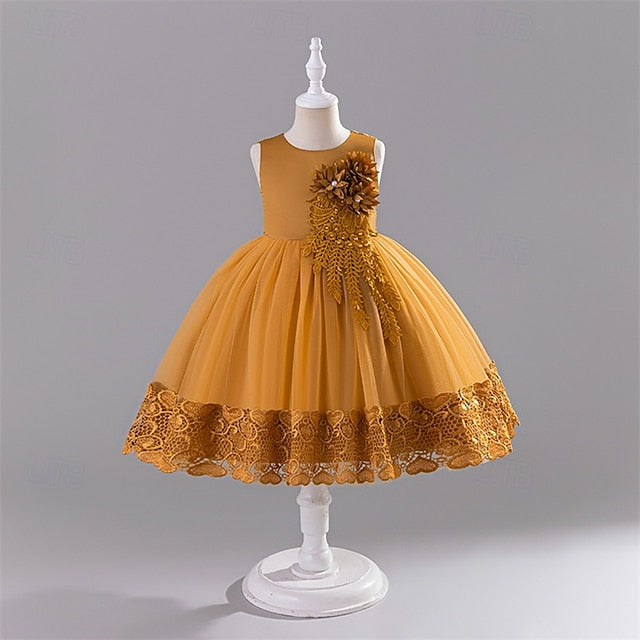 Flower Dress Girl Kid's Princess Girls'