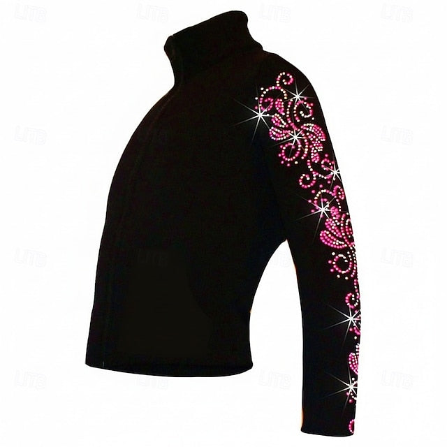 Figure Skating Fleece Jacket Women's Girls' Ice