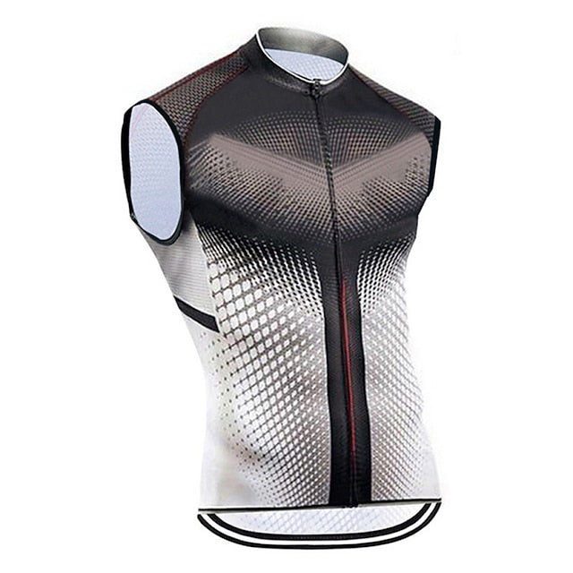 Men's Women's Cycling Vest Graphic Sleeveless Bike Top