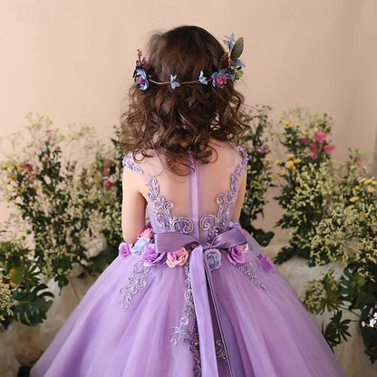 Dress Girls' Princess Kid's Girl Flower