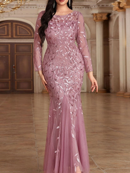 Bride of Neck Elegant Dress the Party Floor Mother Crew