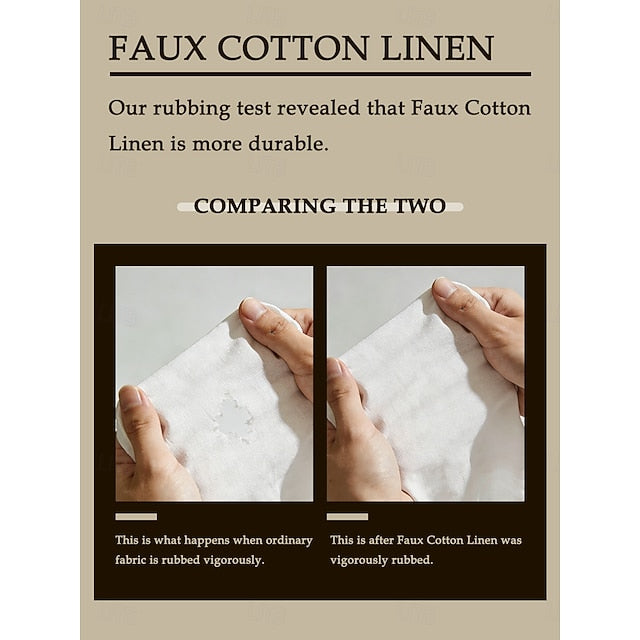 Women's Shirts Faux Cotton Linen Button Up Long Cotton Top