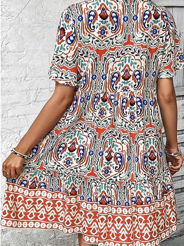 Women's Mini Dress Petite Dress Casual Dress Boho Chic