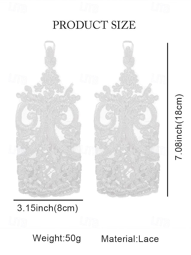 Gloves Fingerless Vintage Bridal Elegant – White Lace Wedding