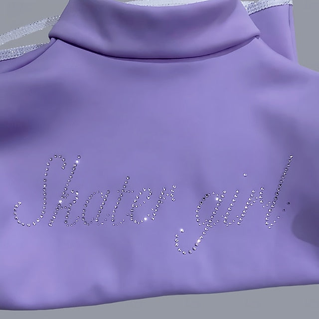 Figure Skating Fleece Jacket Figure Skating Jacket with Pants