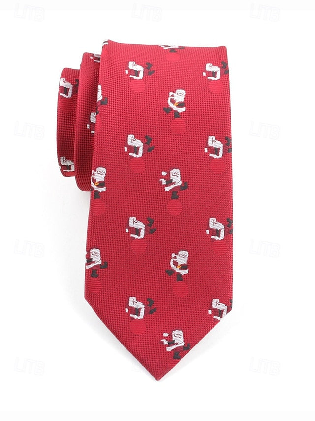 Necktie Santa Men's Christmas with