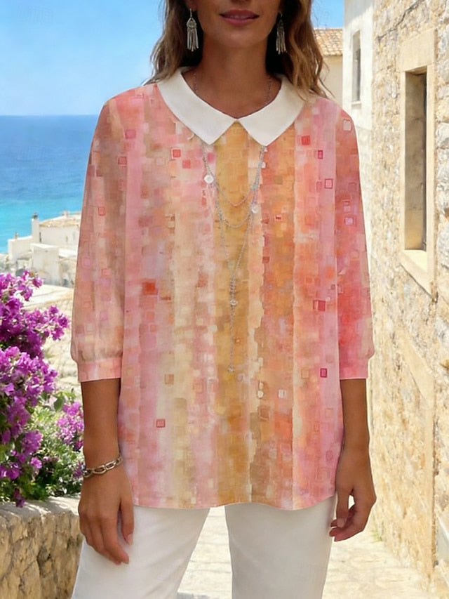Women's Casual Shirt Beach Shirt Blouse Print Graphic