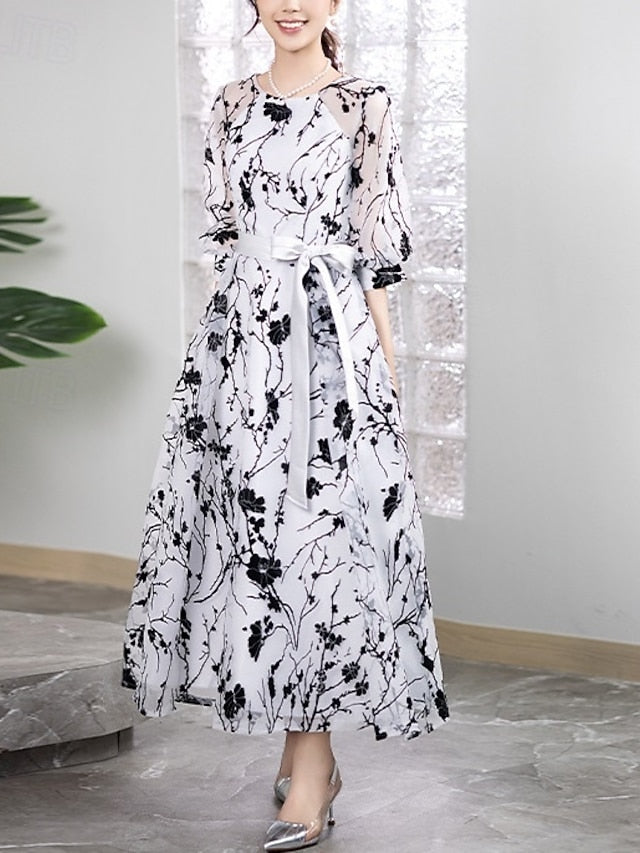 A-Line Dress Ankle Length Party Dress Cocktail Dress Wedding